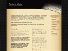 Tablet Screenshot of androsemusic.com